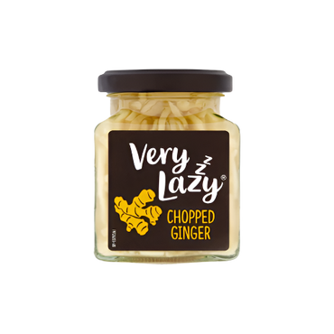 Very Lazy Ginger 190G – Pre-Chopped Ginger in Vinegar for Quick & Easy Cooking